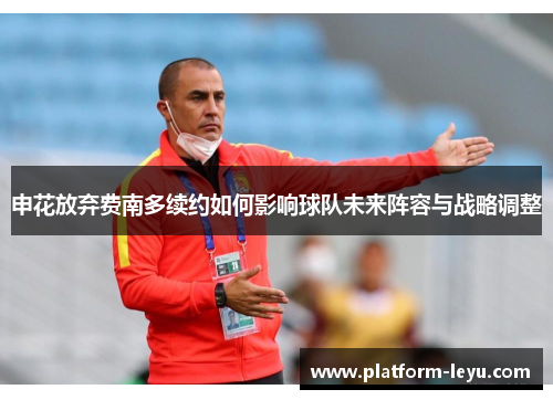 申花放弃费南多续约如何影响球队未来阵容与战略调整