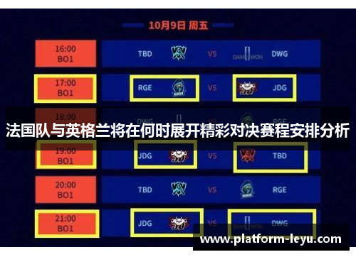 法国队与英格兰将在何时展开精彩对决赛程安排分析 法国队与英格兰将在何时展开精彩对决赛程安排分析