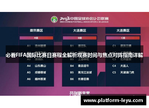 必看FIFA国际比赛日赛程全解析观赛时间与焦点对阵指南详解 必看FIFA国际比赛日赛程全解析观赛时间与焦点对阵指南详解